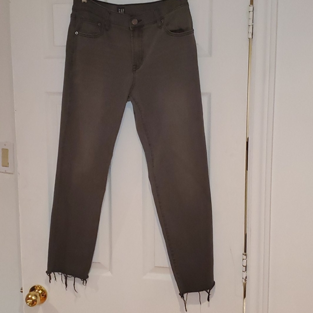Gap Distressed Girlfriend Jeans